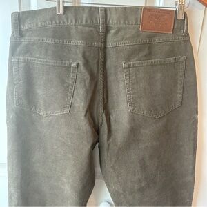 Brooks Brothers Olive Corduroy Chinos Slim‎ Fit